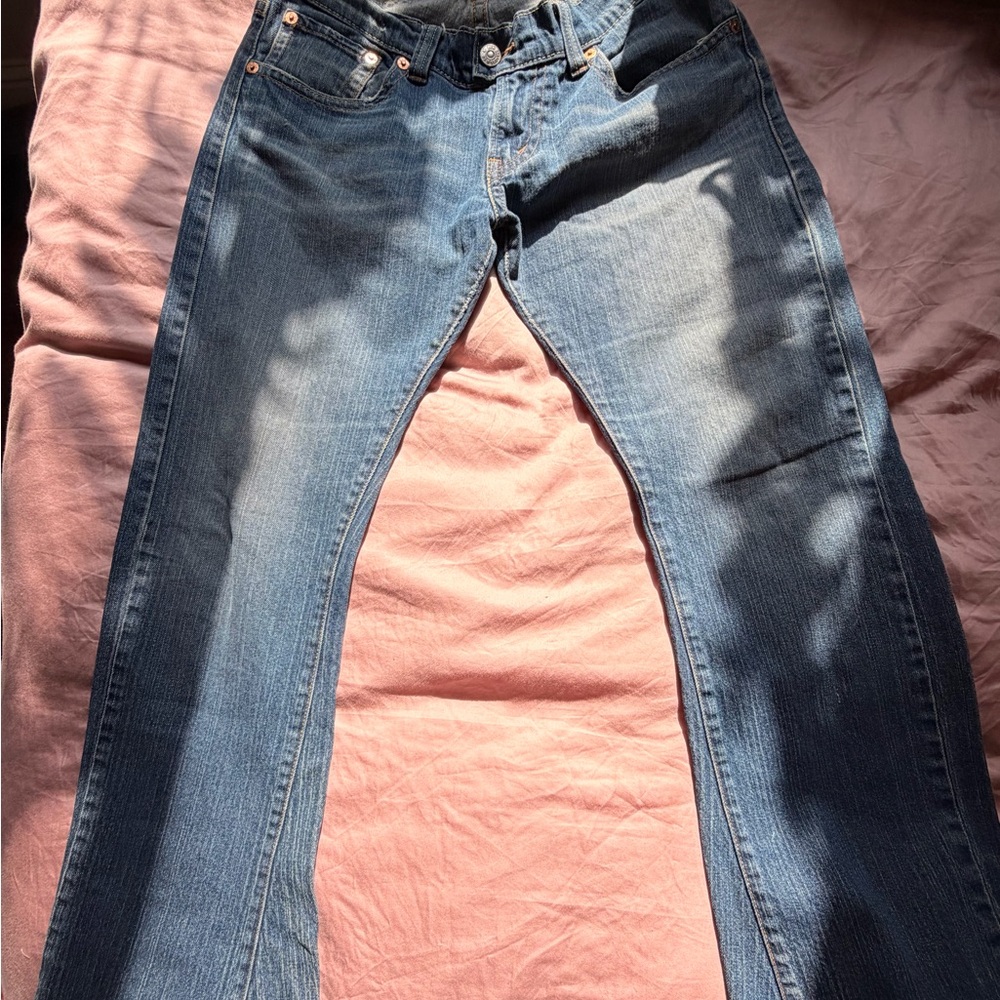 Levi's Women's Straight Leg Blue Jeans